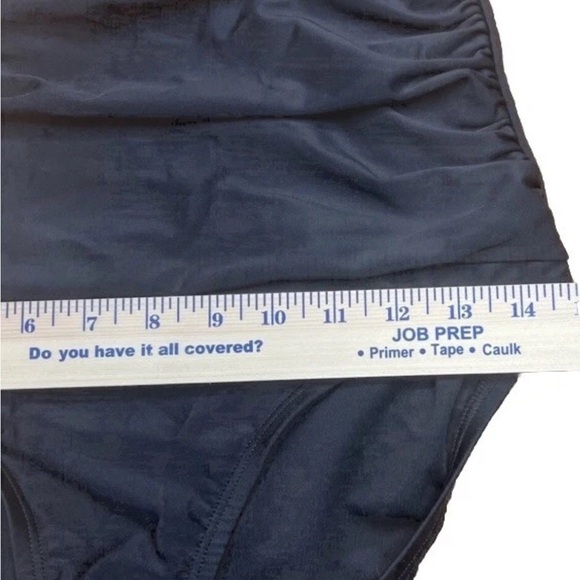 DKNY black Ruched One-Piece Swimsuit - Picture 6 of 7